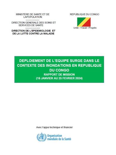 Rapport des équipes SURGE sur les inondations en République du Congo